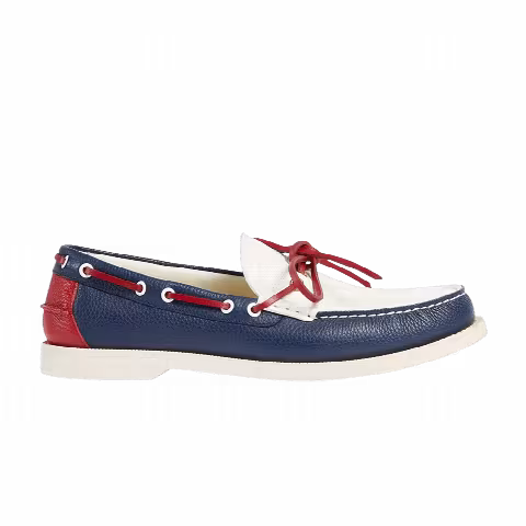 Gucci Loafer 'White Blue Red'