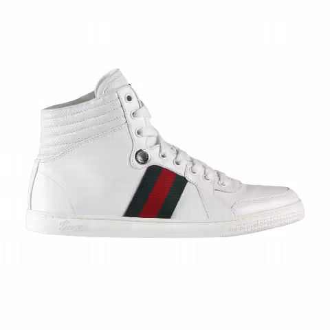 Gucci Coda Web Stripe High 'White'