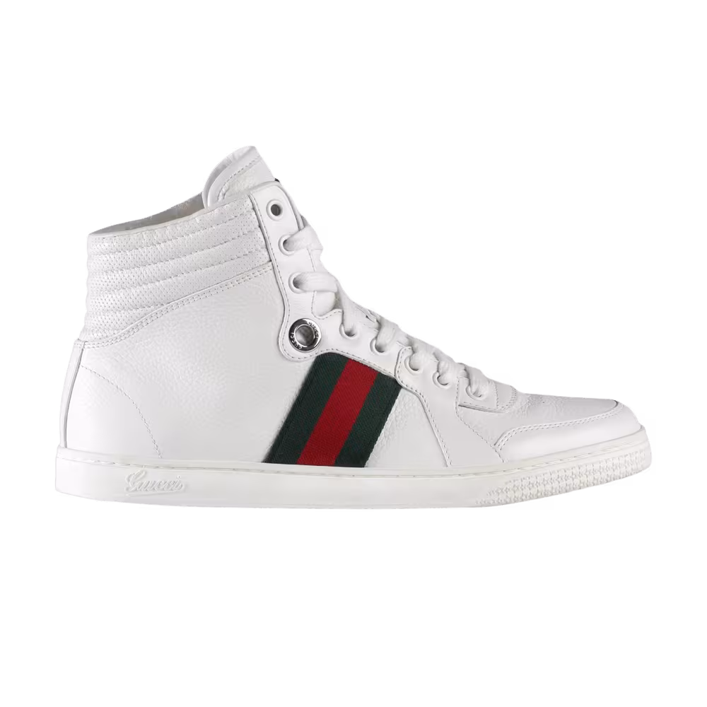 Gucci Coda Web Stripe High White