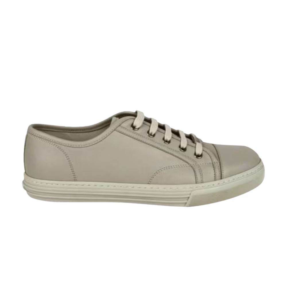 Gucci Leather Low Mystic White