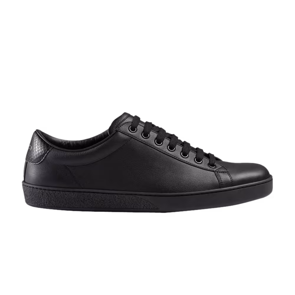 Gucci Leather Low Black