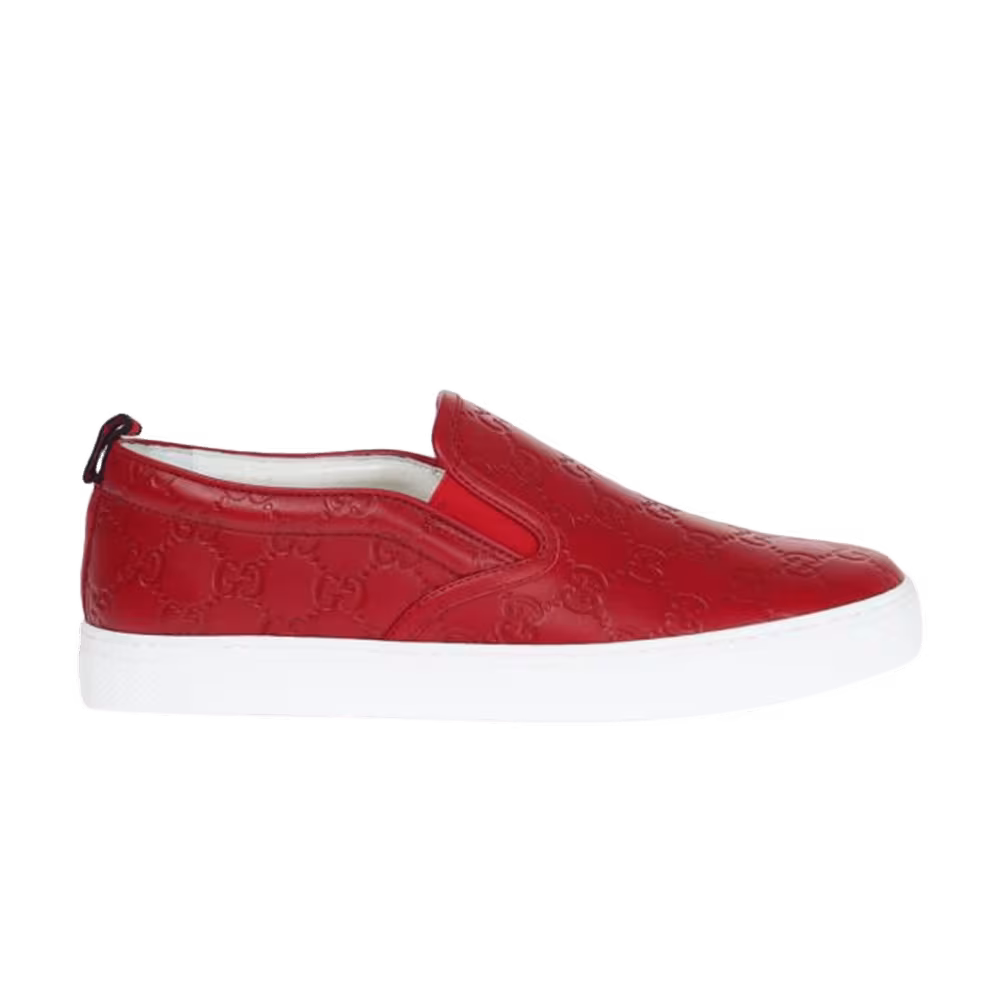 Gucci Signature GG Slip-On Red