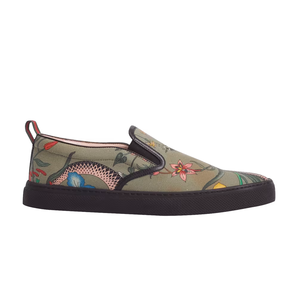 Gucci Slip-On Flora Snake