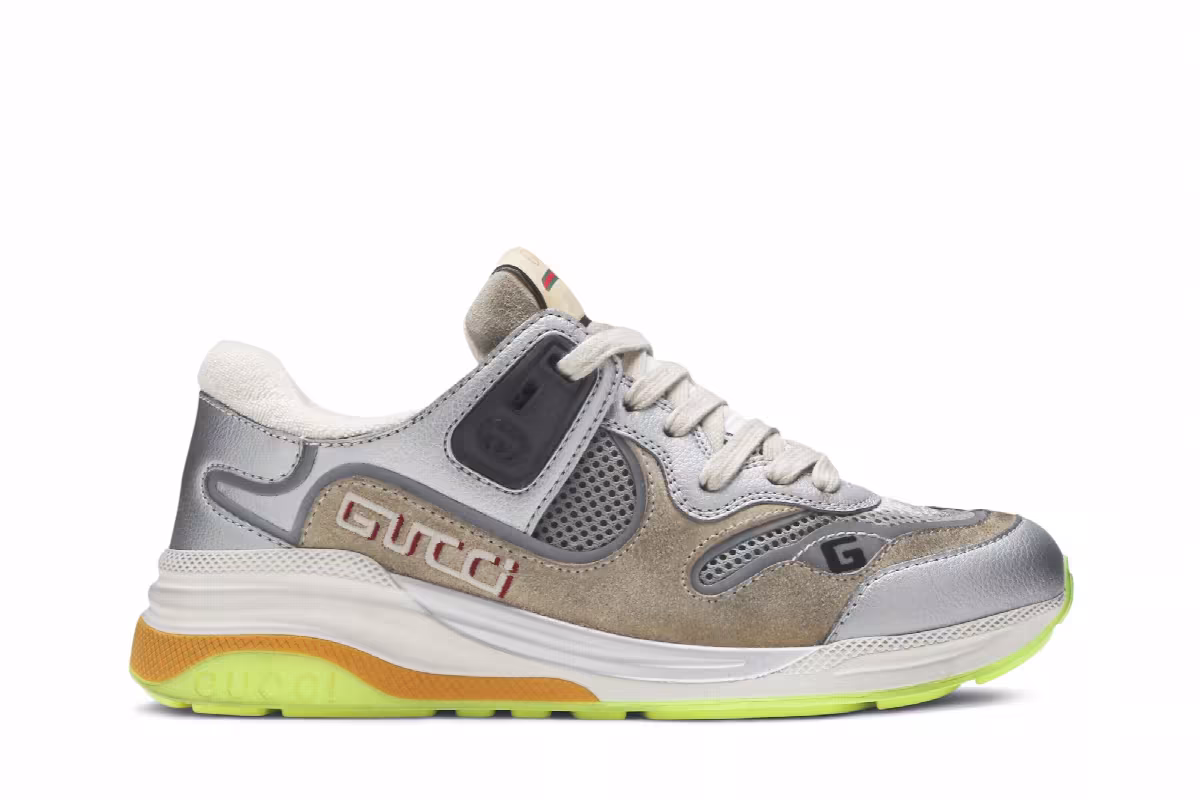 Gucci Women's Ultrapace Silver Metallic, view 2