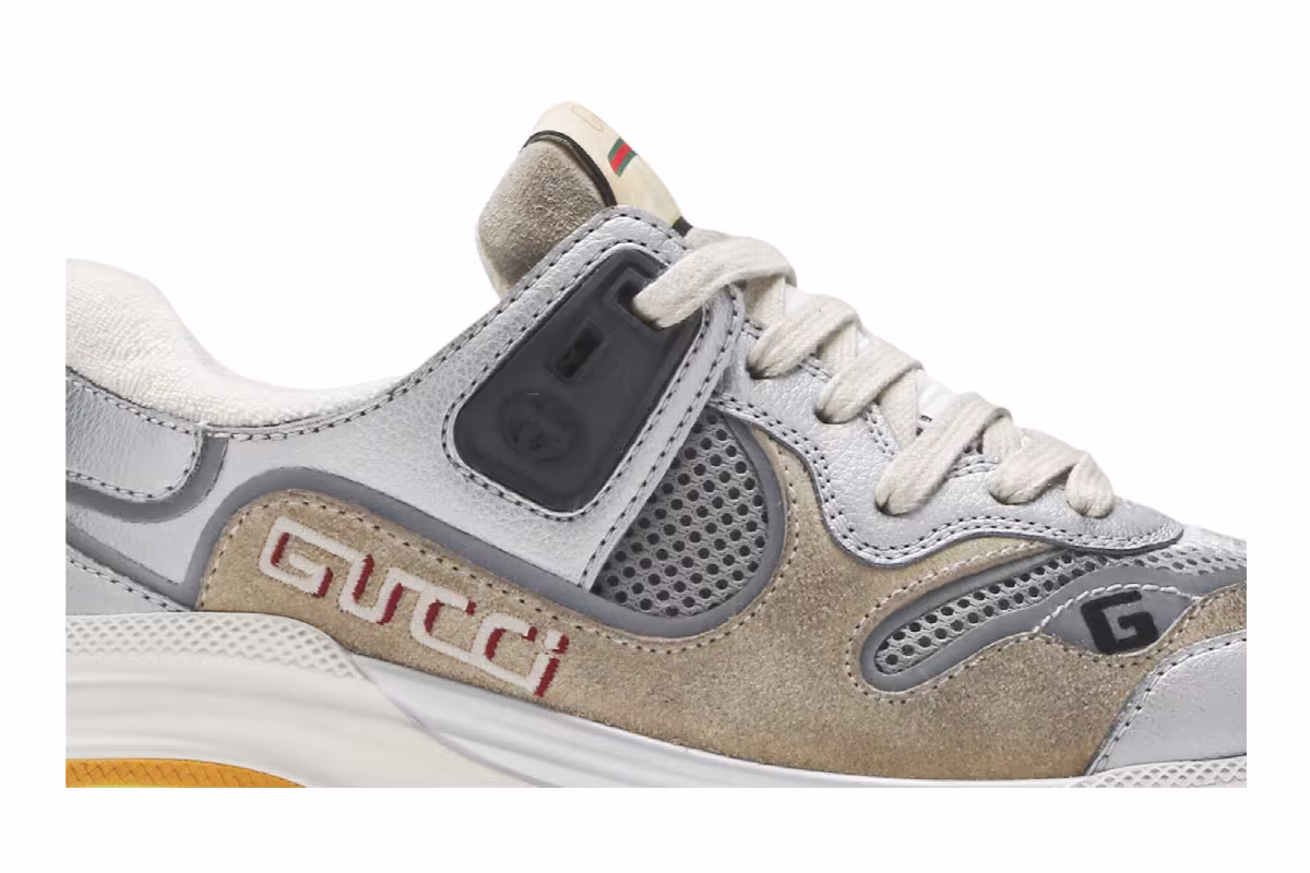 Gucci Women's Ultrapace Silver Metallic, view 3