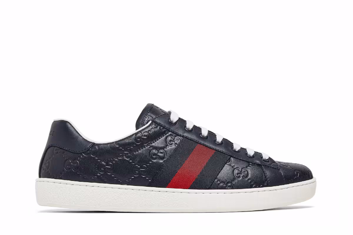 Gucci Ace Signature Blue, view 2