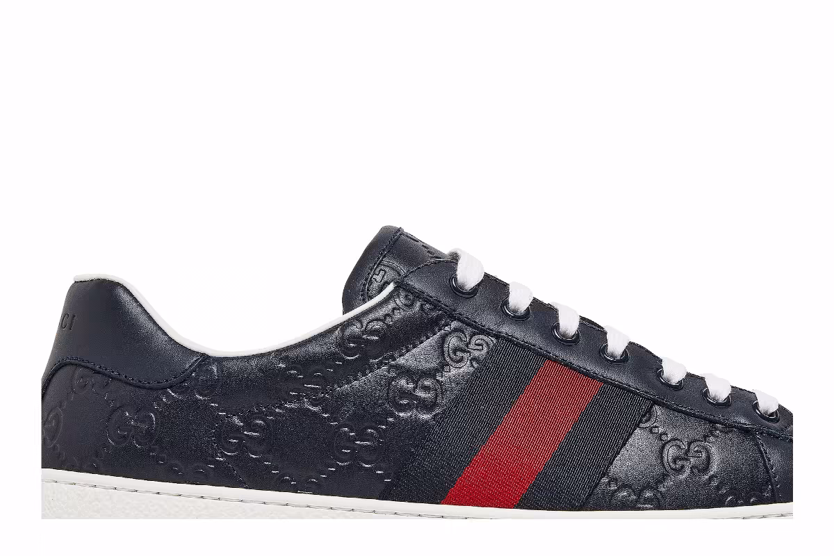 Gucci Ace Signature Blue, view 3