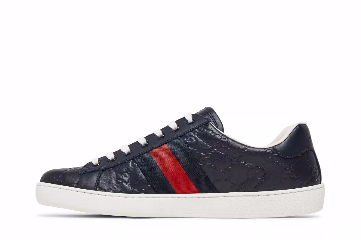 Gucci Ace Signature Blue, view 4