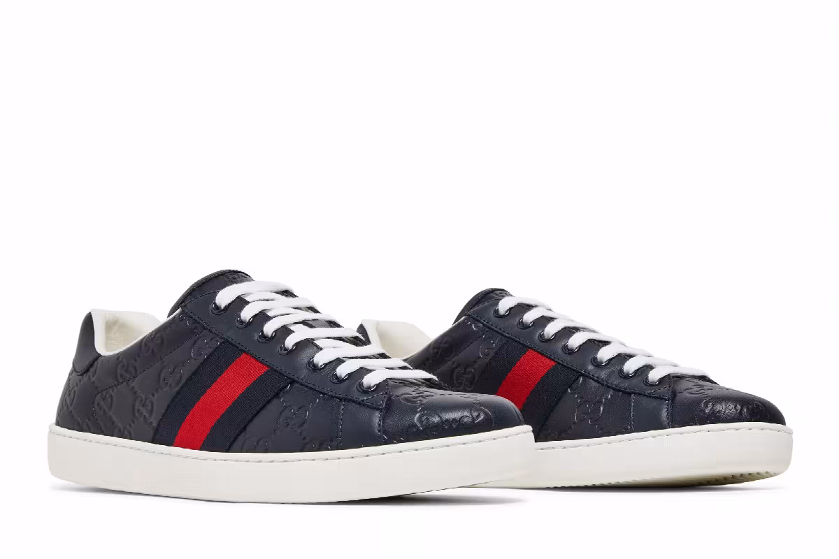 Gucci Ace Signature Blue, view 9
