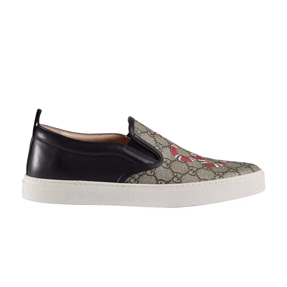 Gucci GG Supreme Slip-On Kingsnake