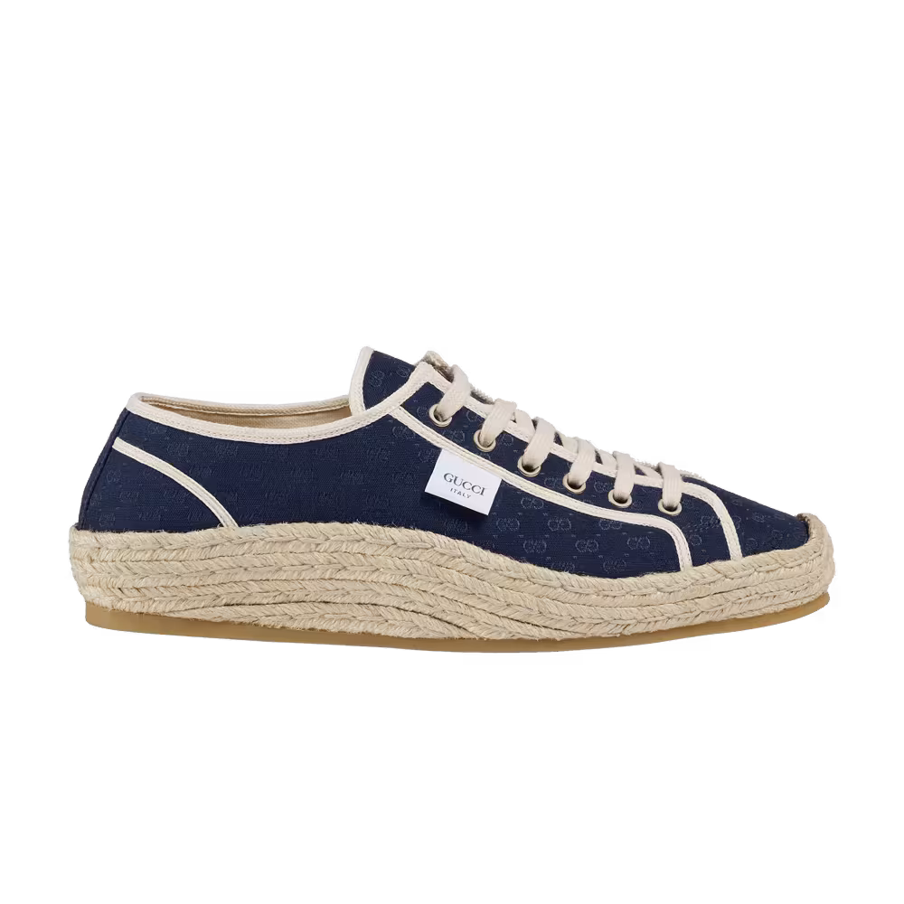 Gucci GG Espadrilles Sneaker Blue Mini GG