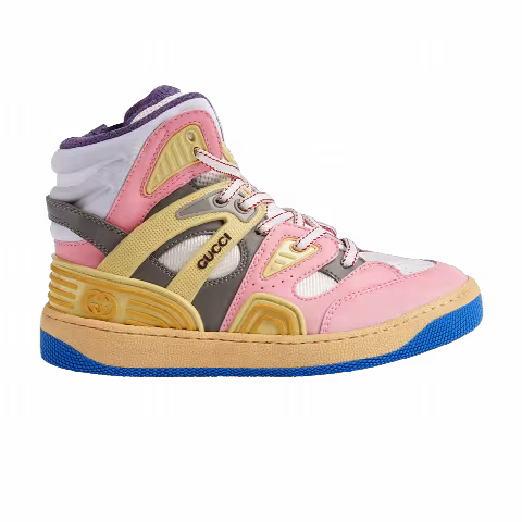 Gucci Basket High Kids 'Pink Demetra Purple'