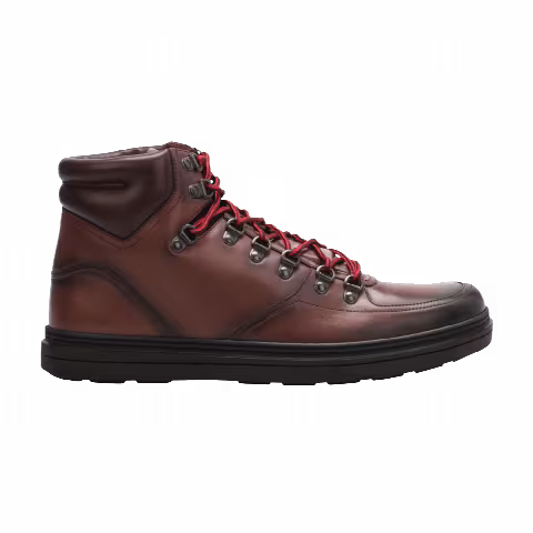 Gucci Leather Trekking Boot 'Cocoa'