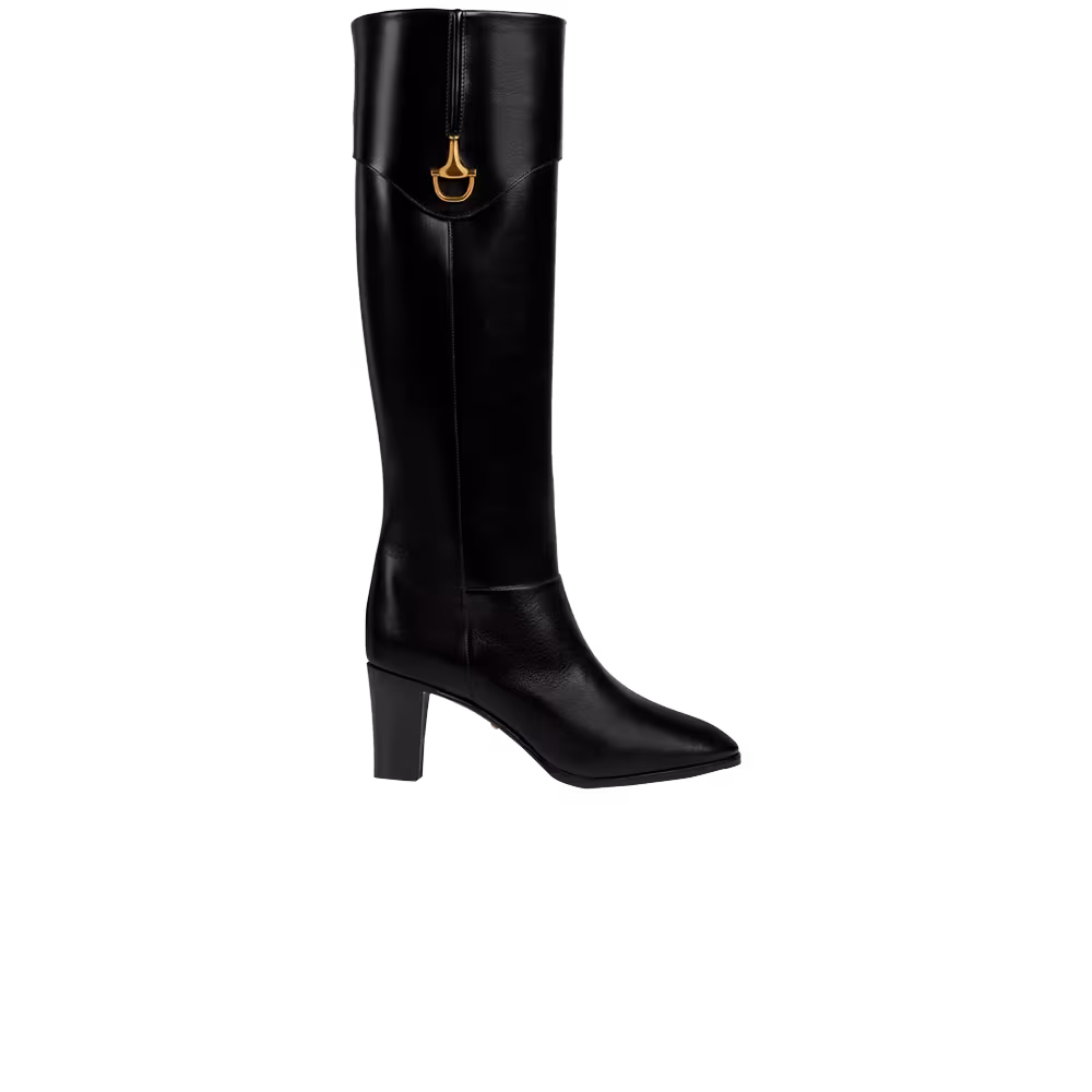 Gucci Women's Half Horsebit Boot Black