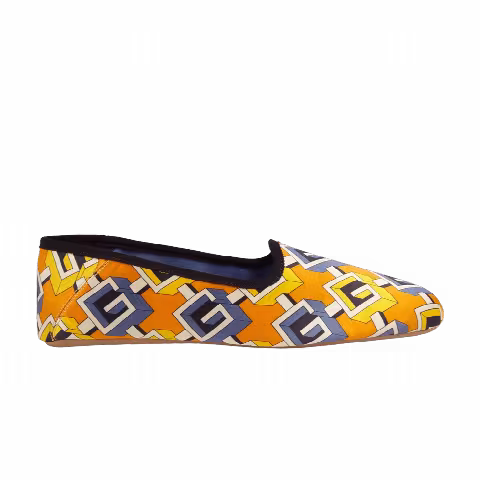 Gucci Wmns Slipper 'Geometric G Print - Yellow'