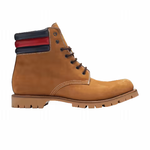 Gucci Lace Up Suede Boot 'Brown'
