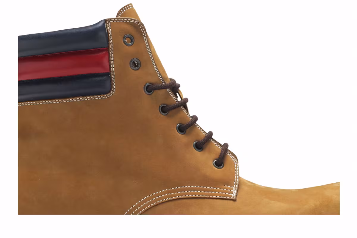Gucci Lace Up Suede Boot Brown, view 3