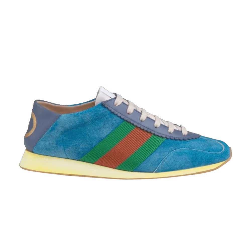 Gucci Women's Rocket Suede Low Blue