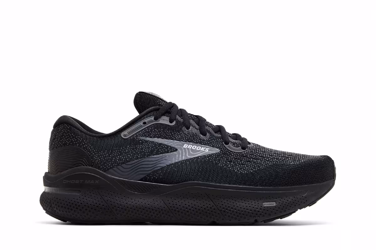 Brooks Ghost Max Black Ebony, view 2