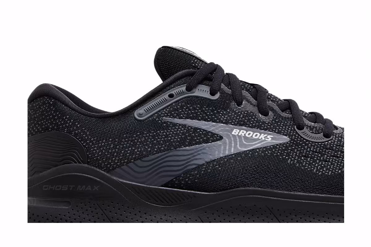 Brooks Ghost Max Black Ebony, view 3