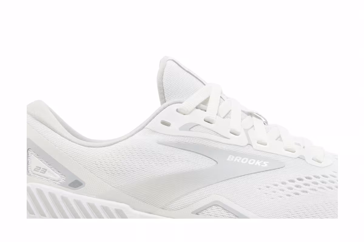 Brooks Women's Adrenaline GTS 23 White Oyster, view 3