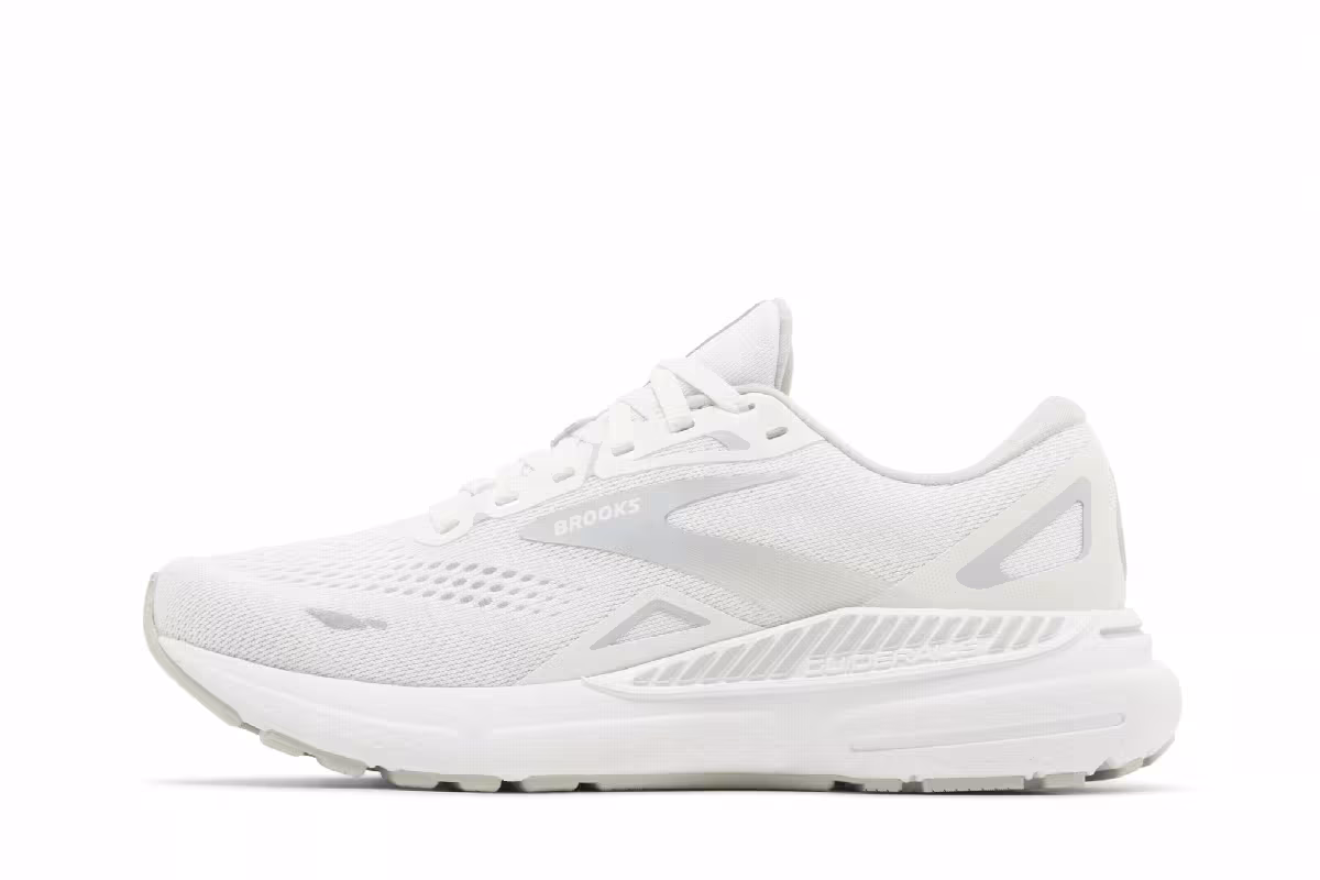 Brooks Women's Adrenaline GTS 23 White Oyster, view 4