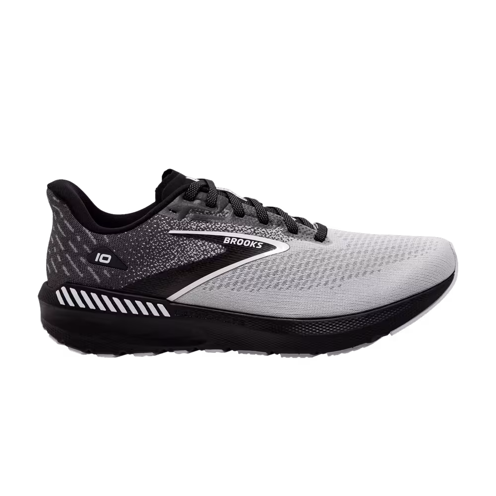 Brooks Launch GTS 10 Blackened Pearl White
