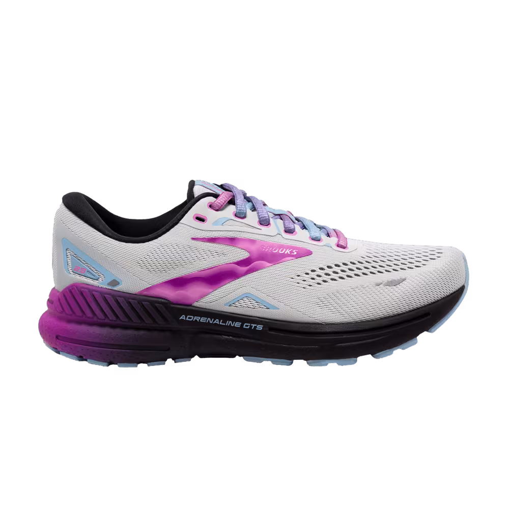 Brooks Women's Adrenaline GTS 23 Dawn Blue Purple Cactus