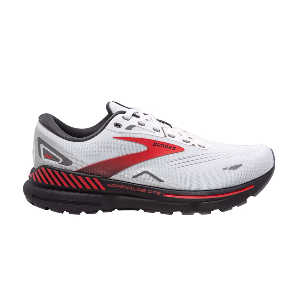 Brooks Adrenaline GTS 23 White Red Black