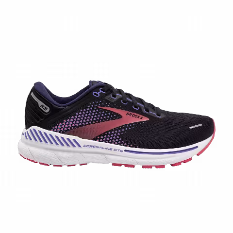 Brooks Wmns Adrenaline GTS 22 2A Narrow 'Black Purple Coral'