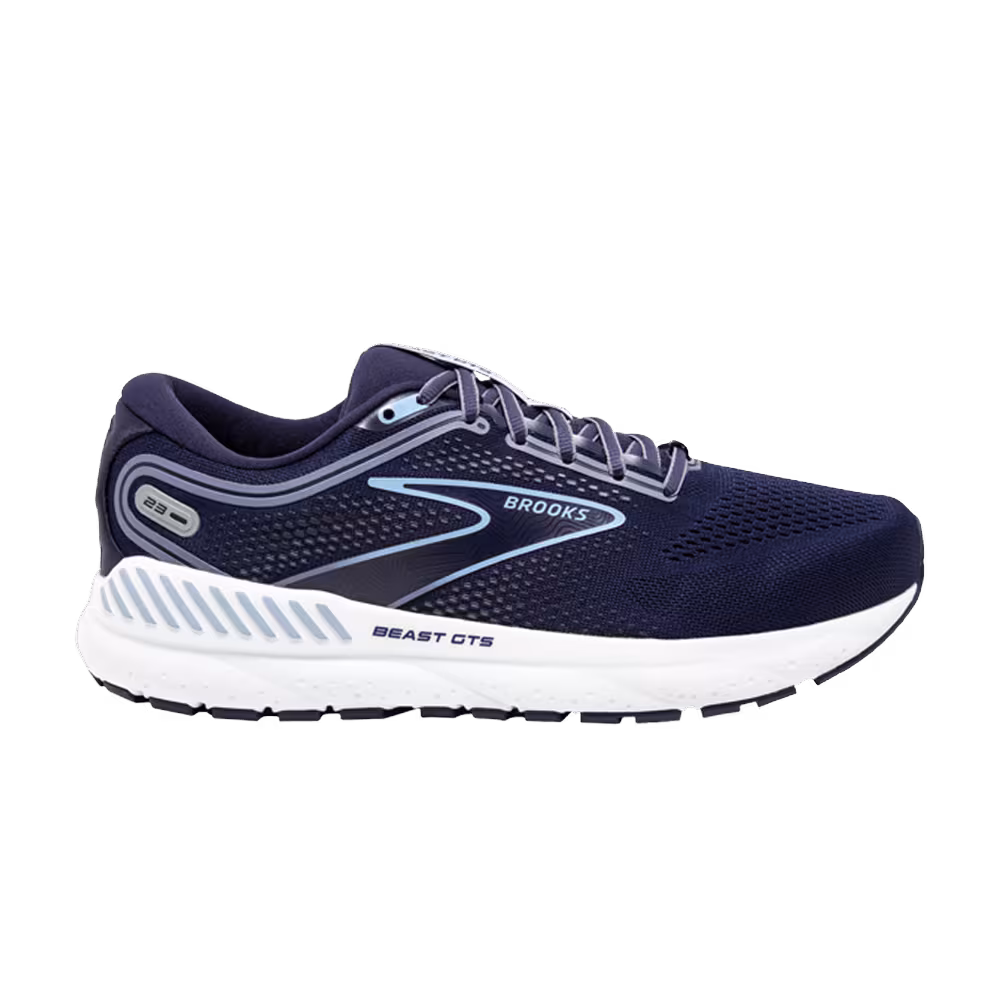 Brooks Beast GTS 23 2E Wide Peacoat White