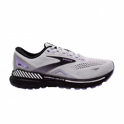 Brooks Wmns Adrenaline GTS 23 2E Wide 'Grey Purple'