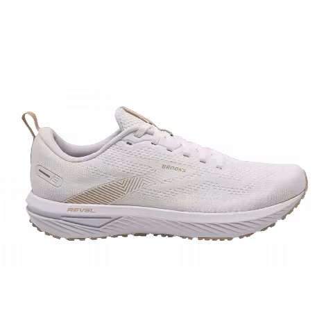 Brooks Wmns Revel 6 'White Khaki'