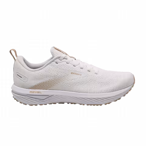Brooks Revel 6 'White Khaki'