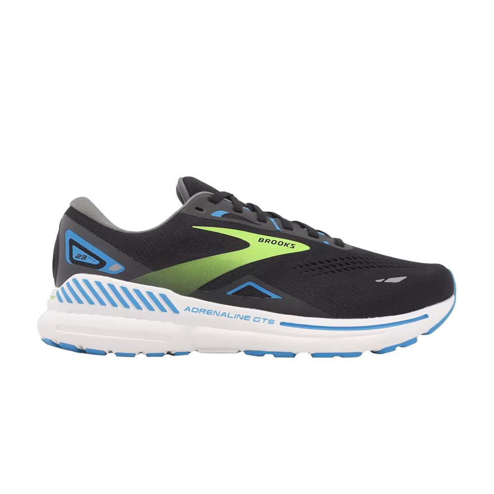 Brooks Adrenaline GTS 23 2E Wide Black Hawaiian Ocean