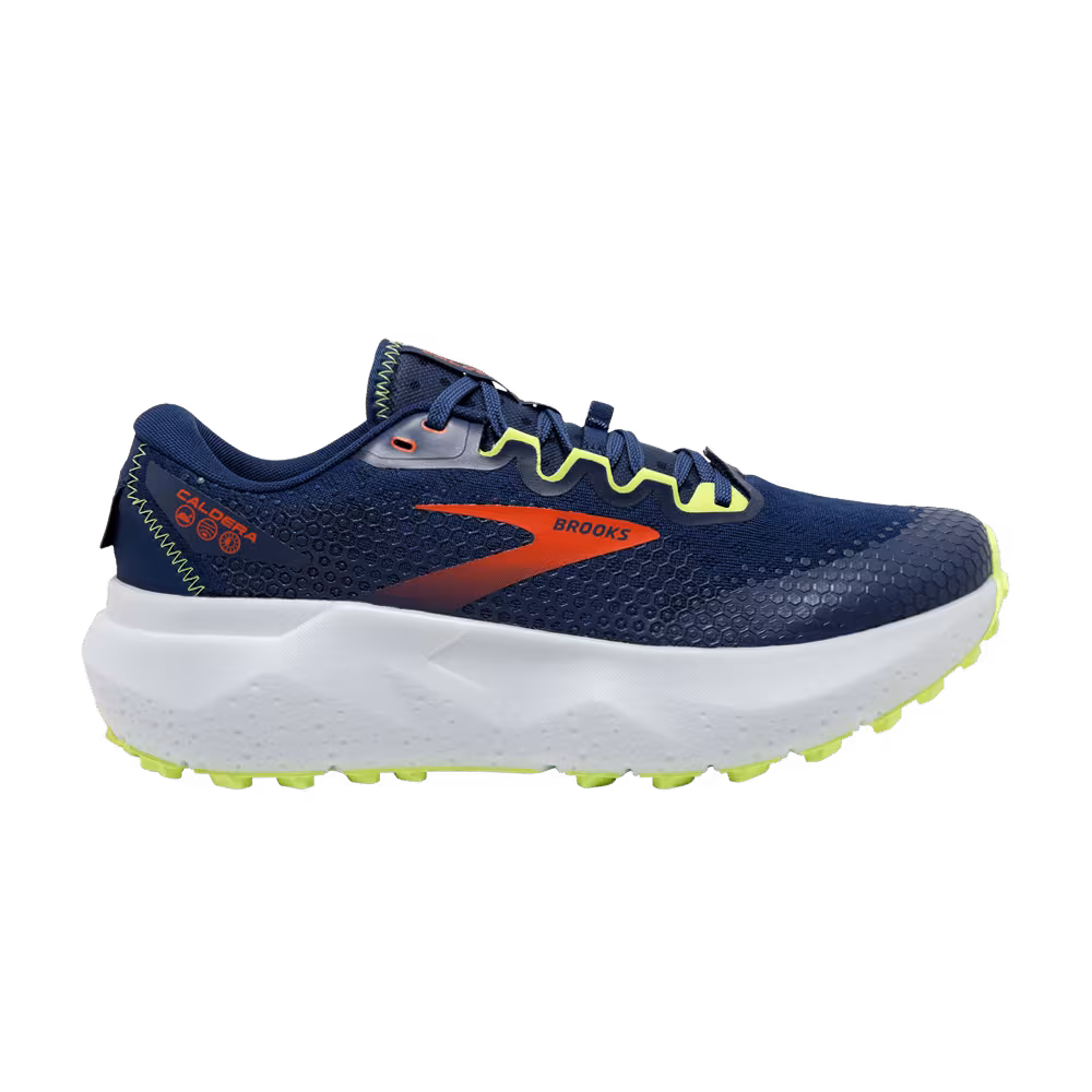 Brooks Caldera 6 Navy Firecracker
