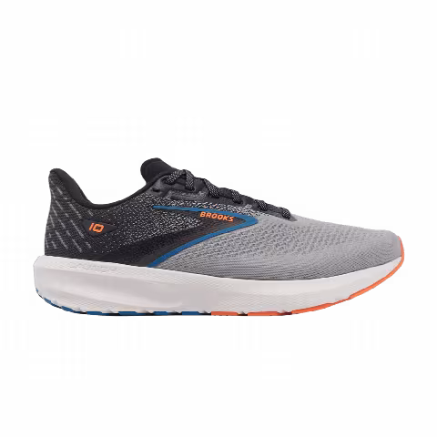 Brooks Launch 10 2E Wide 'Black Grey Orange'