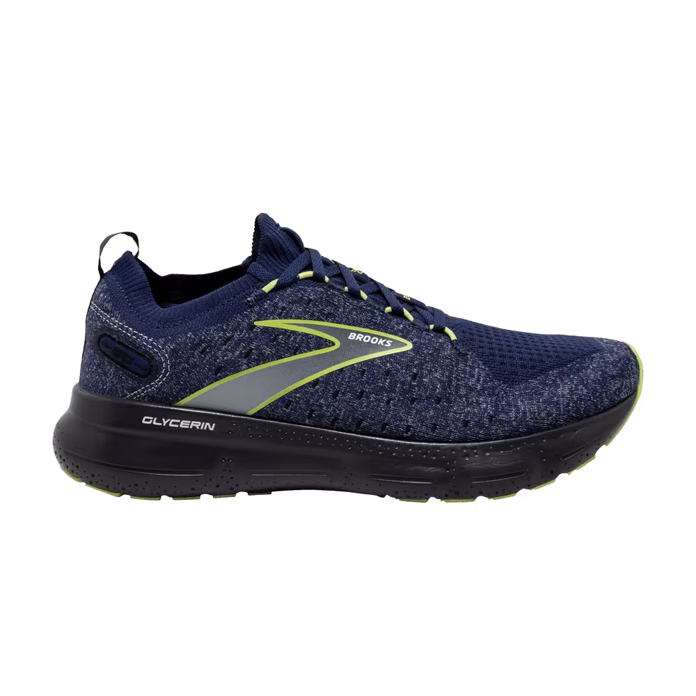 Brooks Glycerin StealthFit 20 Blue Ebony Lime