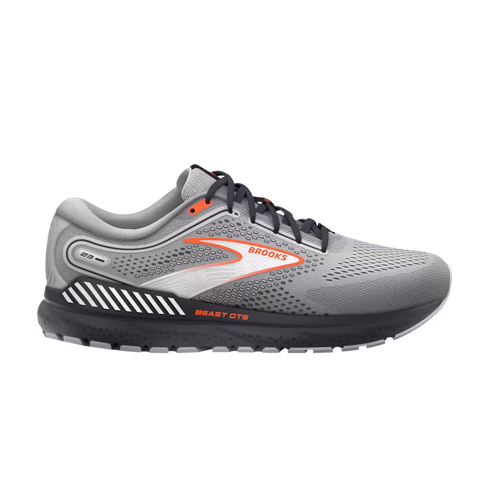 Brooks Beast GTS 23 Grey Scarlet