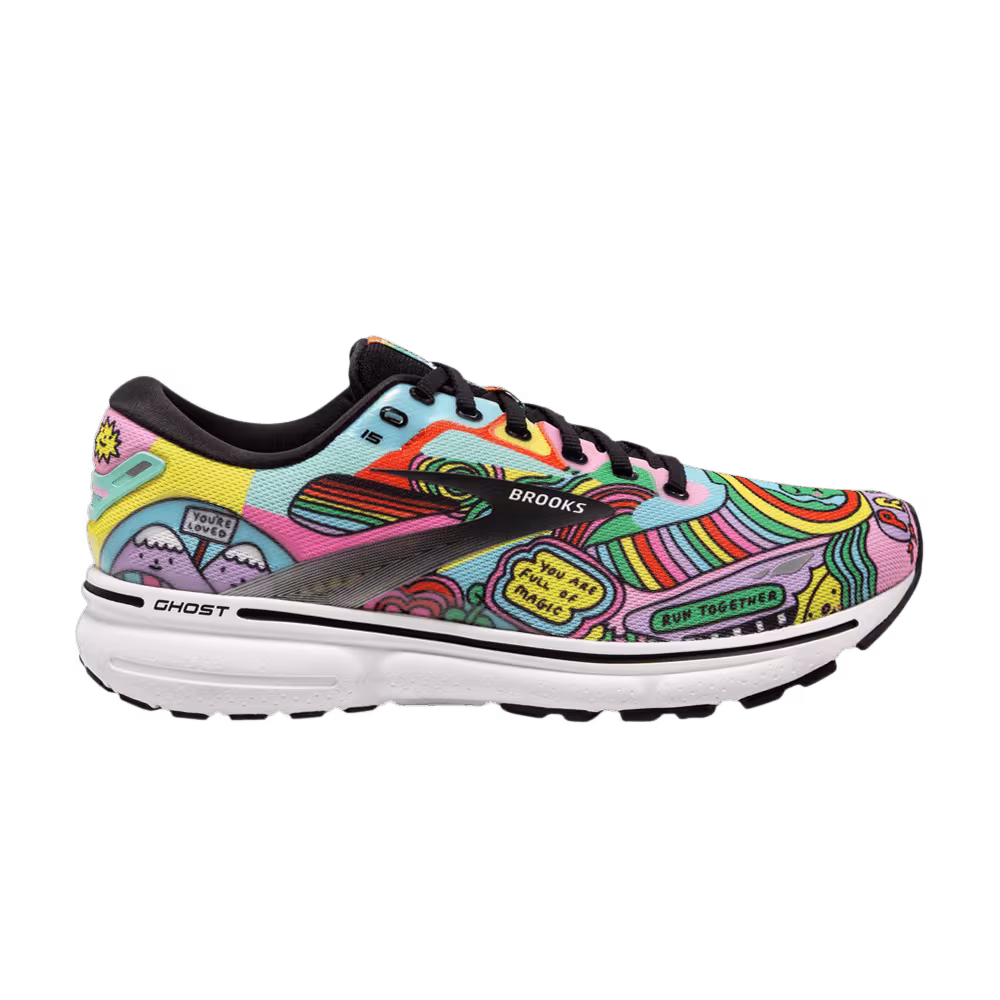Wednesday Holmes x Brooks Women's Ghost 15 Pride