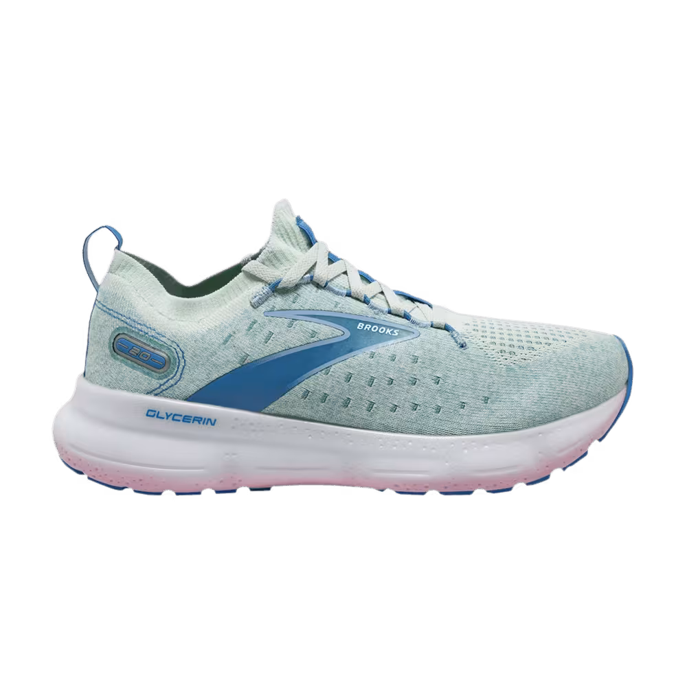 Brooks Women's Glycerin StealthFit 20 Blue Glass Open Air