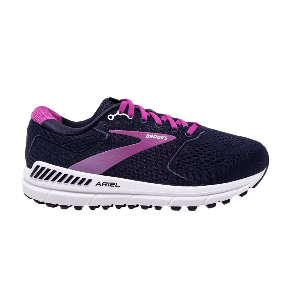Brooks Women's Ariel 20 Wide Peacoat Vivid Viola