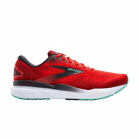 Brooks Ghost 16 'Fiery Red Ebony Cockatoo'
