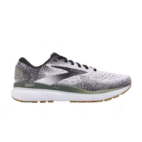 Brooks Ghost 16 'White Black Green'