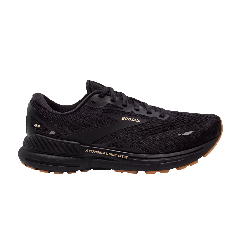 Brooks Women's Adrenaline GTS 23 Wide Black Cream Biscuit