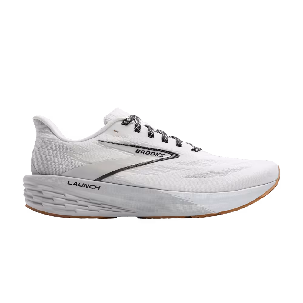 Brooks Women's Launch 11 White Grey Black