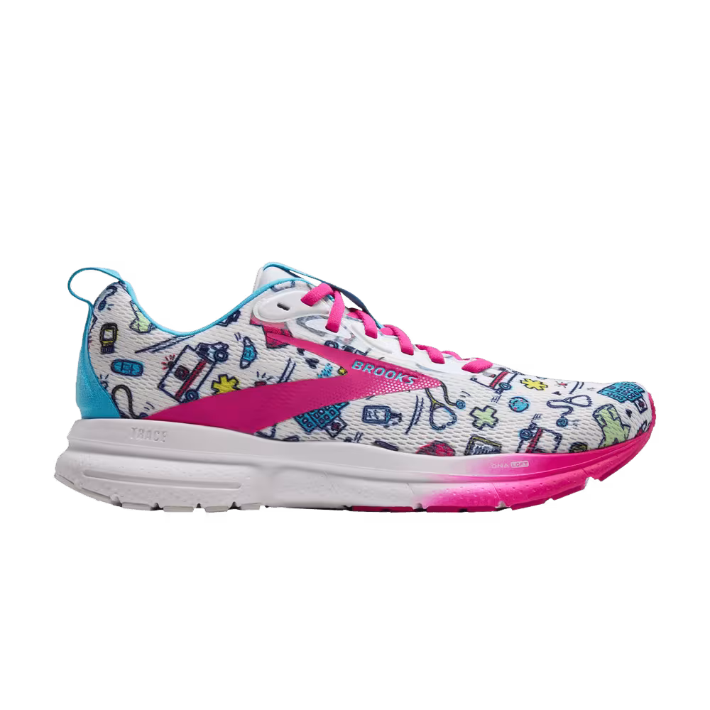 Brooks Women's Trace 4 Hero Pack - White Fuchsia
