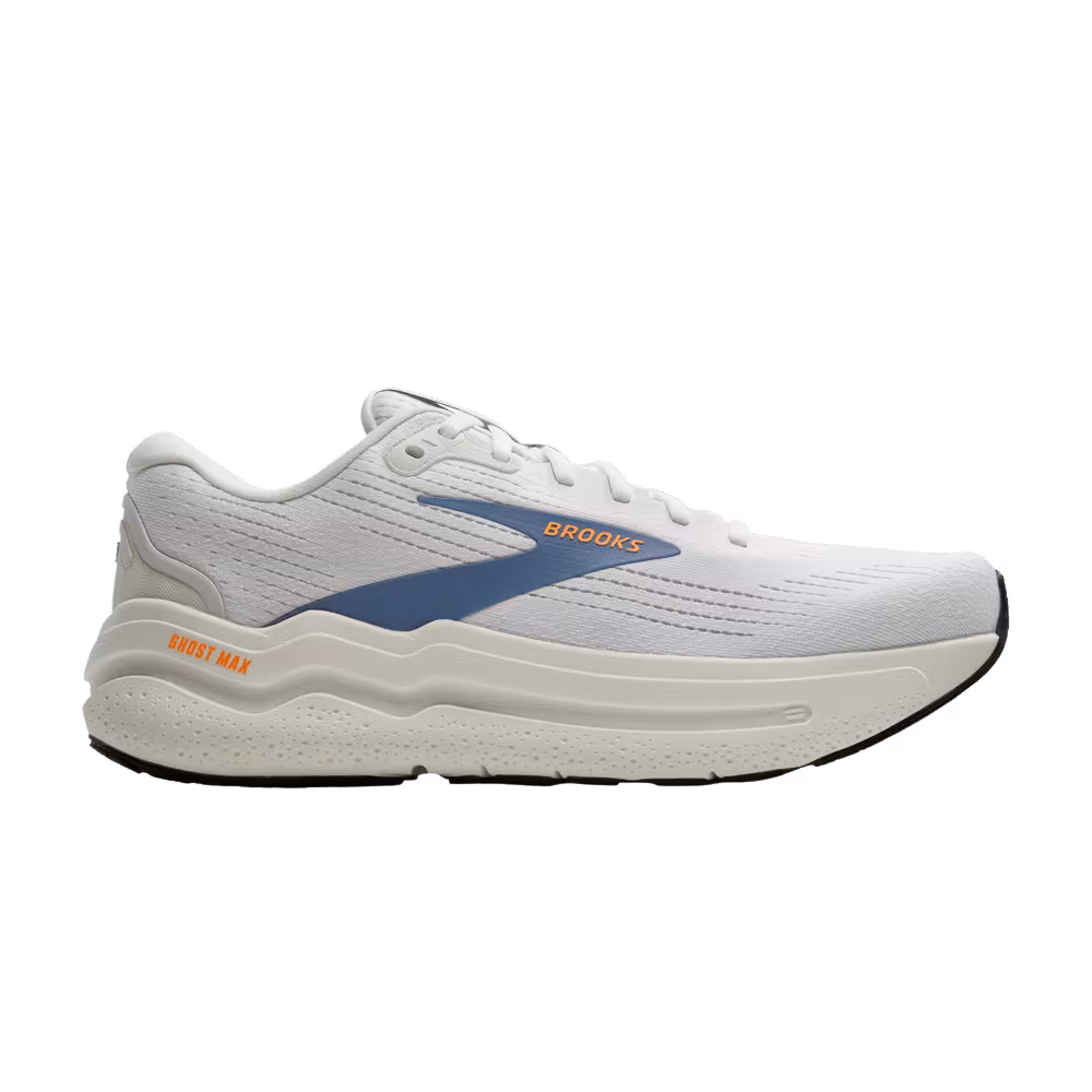 Brooks Ghost Max 2 White Winter Sky