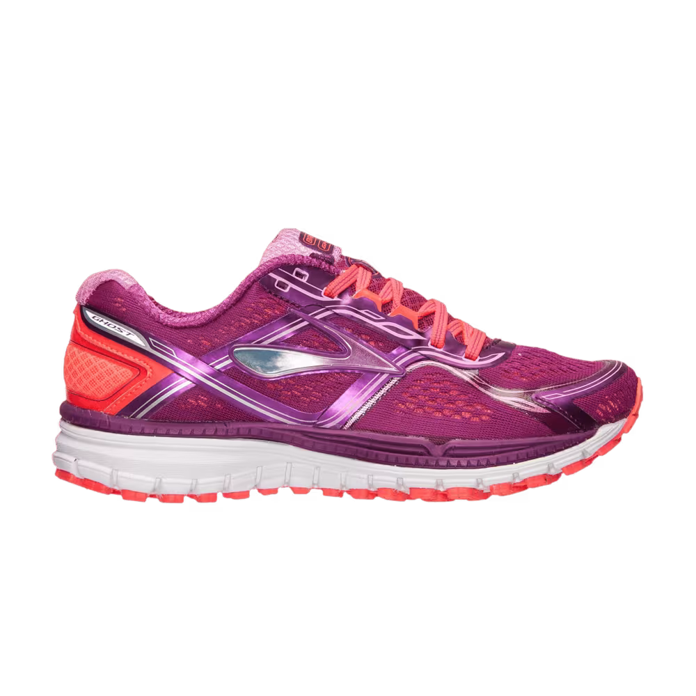 Brooks Women's Ghost 8 Phlox Pink Fiery Coral