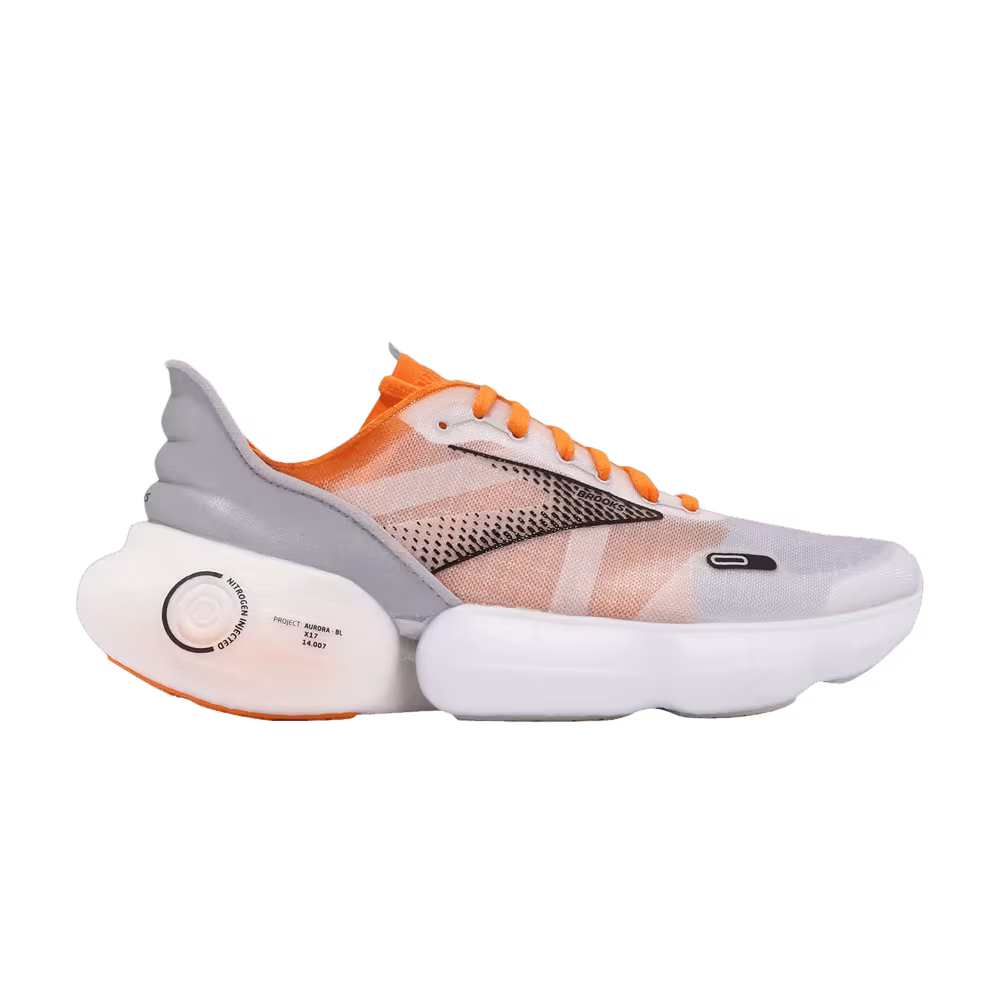 Brooks Aurora-BL White Orange